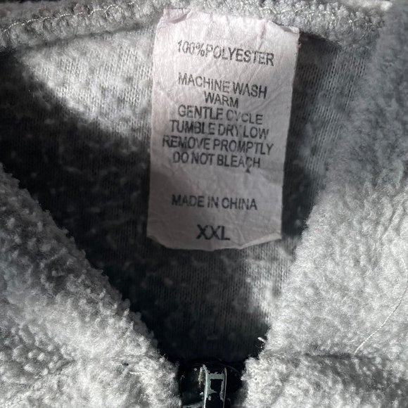 Calgary Zoo Zip-up Hoodie, Gray, Size XXL - Picture 5 of 5